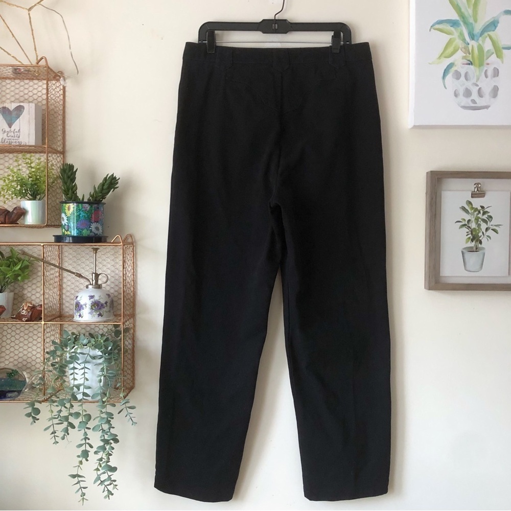 Future Collective High Rise Straight Twill Pant Yoke Seam Sz 12 Reese Blutstein - Picture 3 of 14